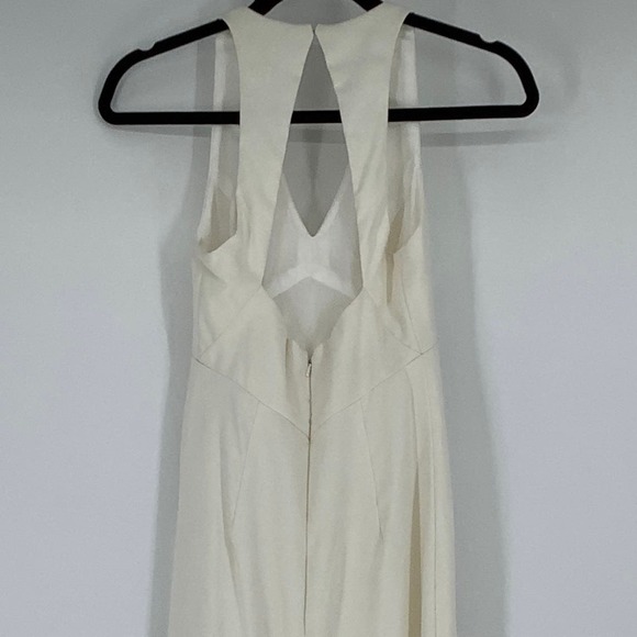 NEW Dessy Collection Size 00 Halter Front Open Back Dress Ivory $263 msrp I24-18 - Picture 9 of 10